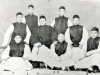 1901, Beijing. V. Lebbe met seminaristen Chinese        studenten; n. 1: de toekomst aartsbisschop Philip Chao, n. 6: de toekomst aartsbisschop Peter Cheng.  [Gallery I, Foto 13. Neg: VI 46]