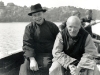 Eind 05,1937; Peking.        Vincent Lebbe met Andrew Boland, oprichter van de Society Auxiliary Mission (SAM) op het meer in Summer Palace.  [Album II Photo 175. Neg: G II 55]